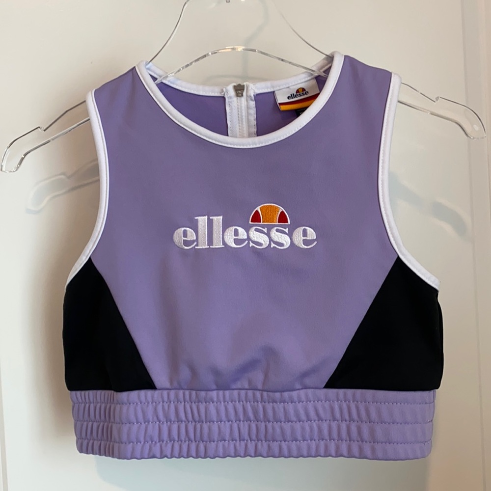 Ellesse Ruth Sports Bra Cropped Top Small NWOT